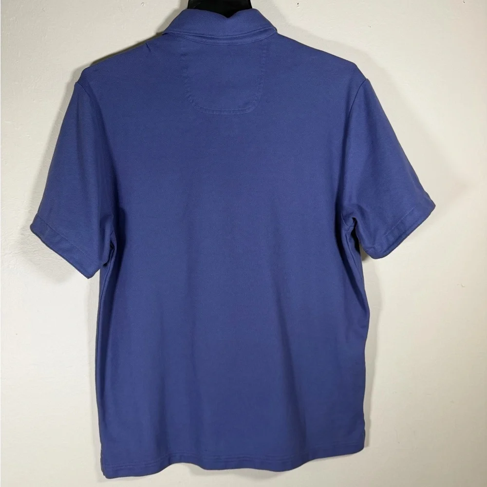 Tommy Bahama Blue Short Sleeve Button Down Shirt - Picture 6 of 10